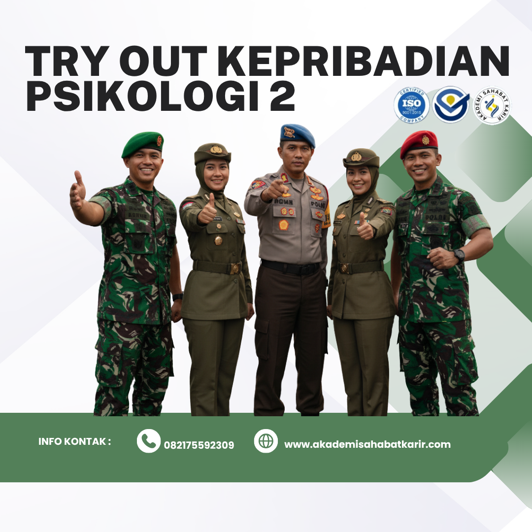 Try Out Kepribadian Psikologi 2  (Sesi 1)